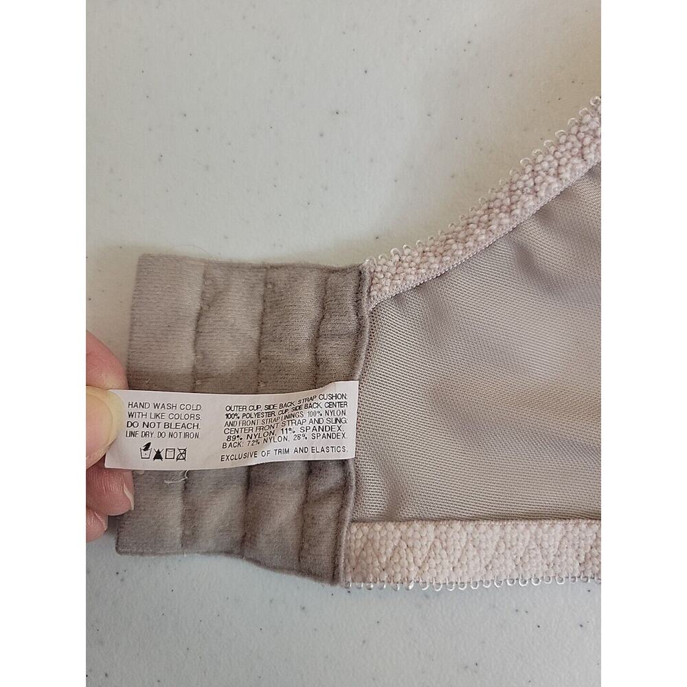 Bali Satin Tracings Tan Comfort Strap Underwire Minimizer Bra Size 42D - Picture 7 of 7
